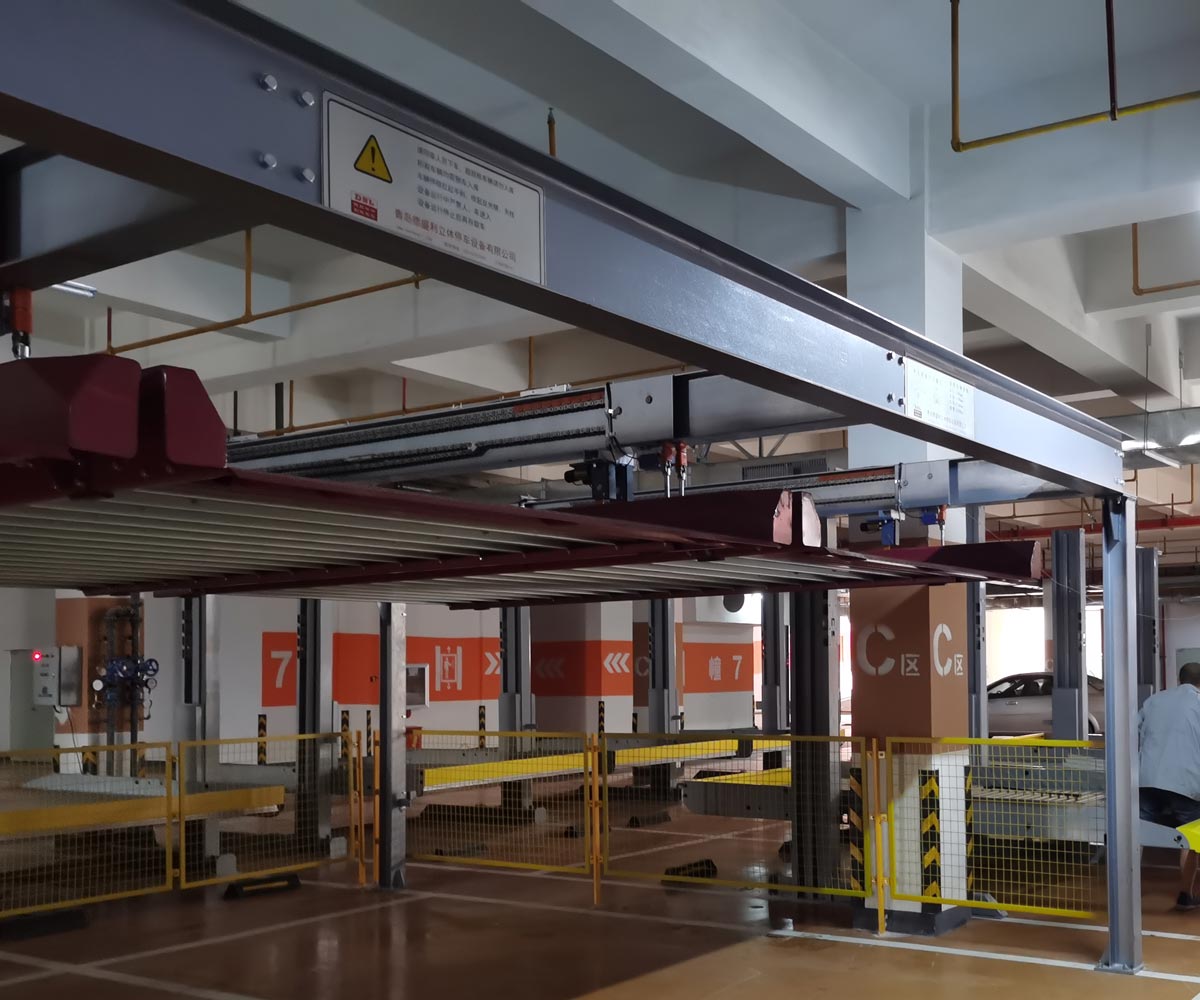 兩柱升降式立體車庫停車設備